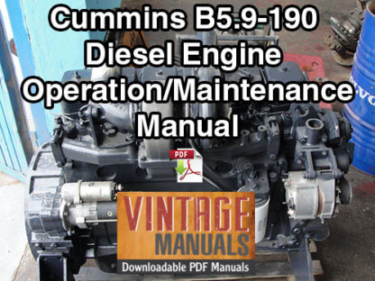 Cummins B5.9 190hp Diesel Engine