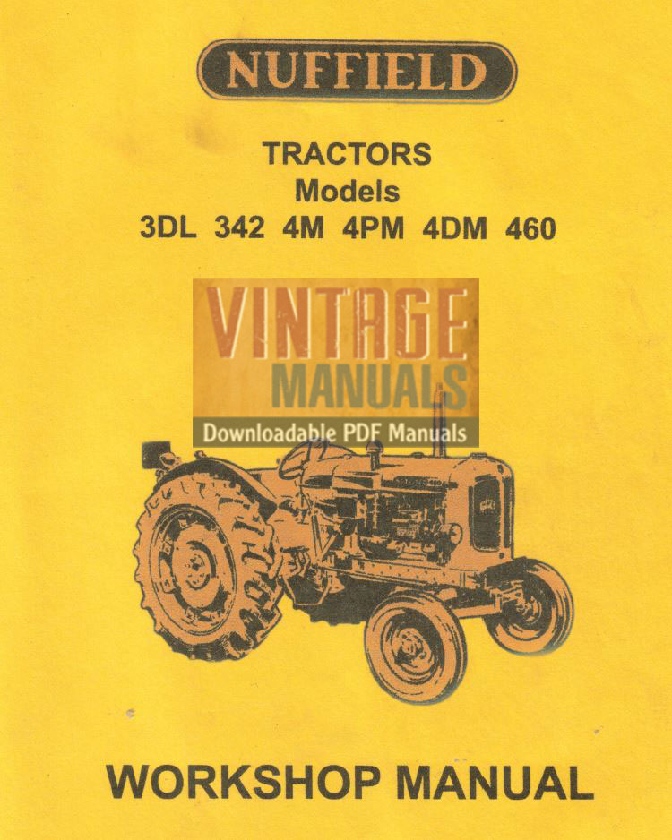 Nuffield Universal 3 & 4 Traktor Workshop Manual 