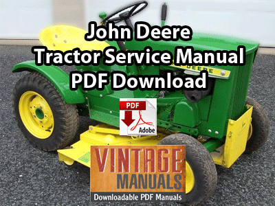 I&T Workshop Manual John Deere 655 755 756 855 856 955 Diesel Tractor Service