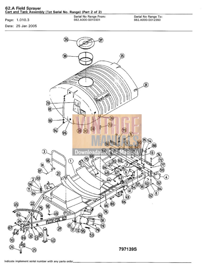 sample pages Flexi Coil 62 Sprayer Parts Manual PDF