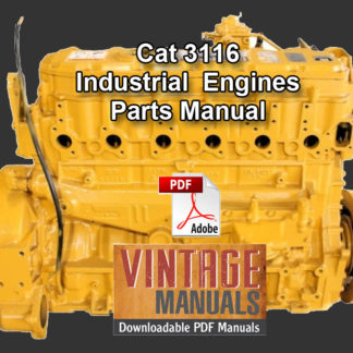 CAT 3116 Engine Parts Manual