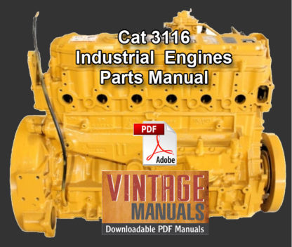 CAT 3116 Engine Parts Manual
