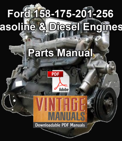 Ford Engine Parts Manual